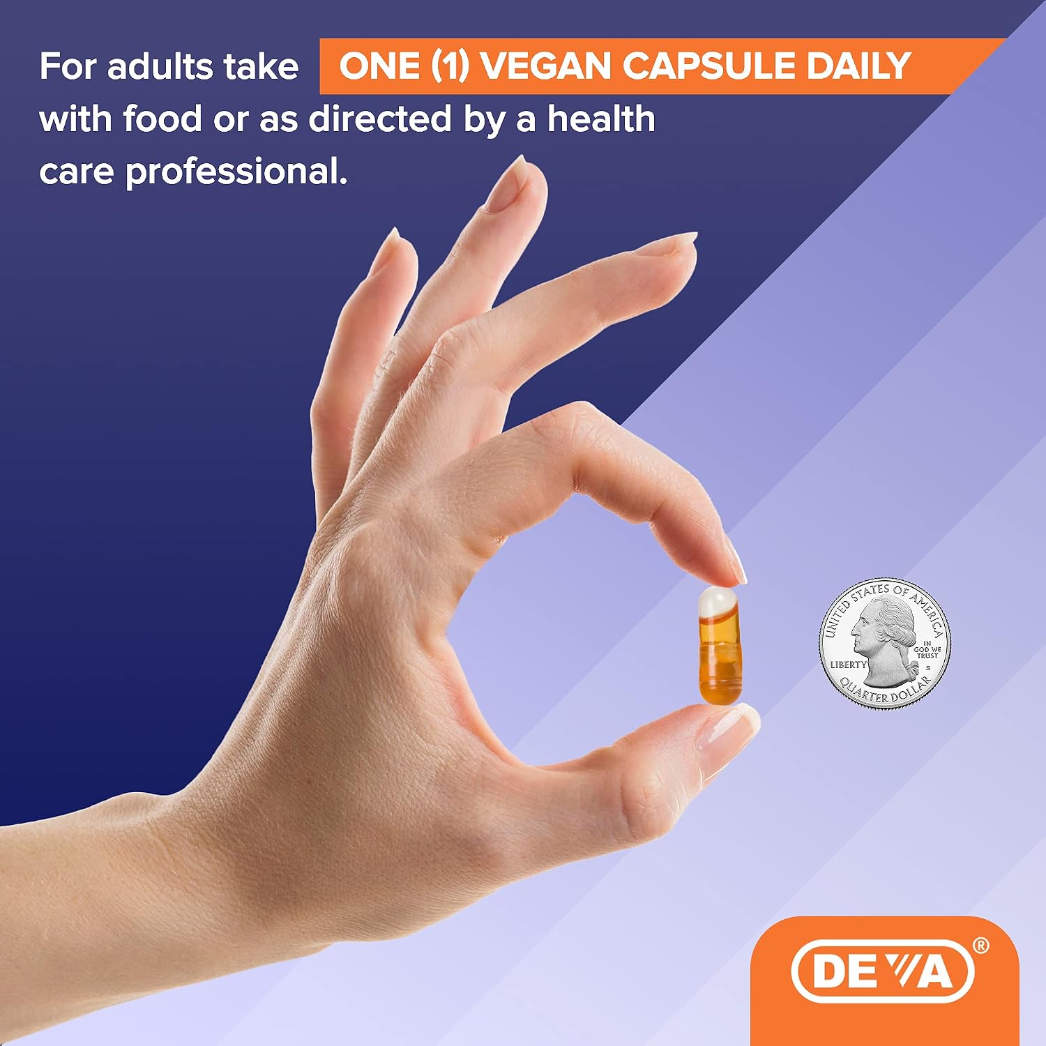 DEVA Vegan Vitamins Natural Vitamin E 400IU with Mixed Tocopherols, Supports Immune System & Skin Nutrition, Natural Antioxidant & Gluten Free, Dairy Free, Non-GMO, 90 Capsules