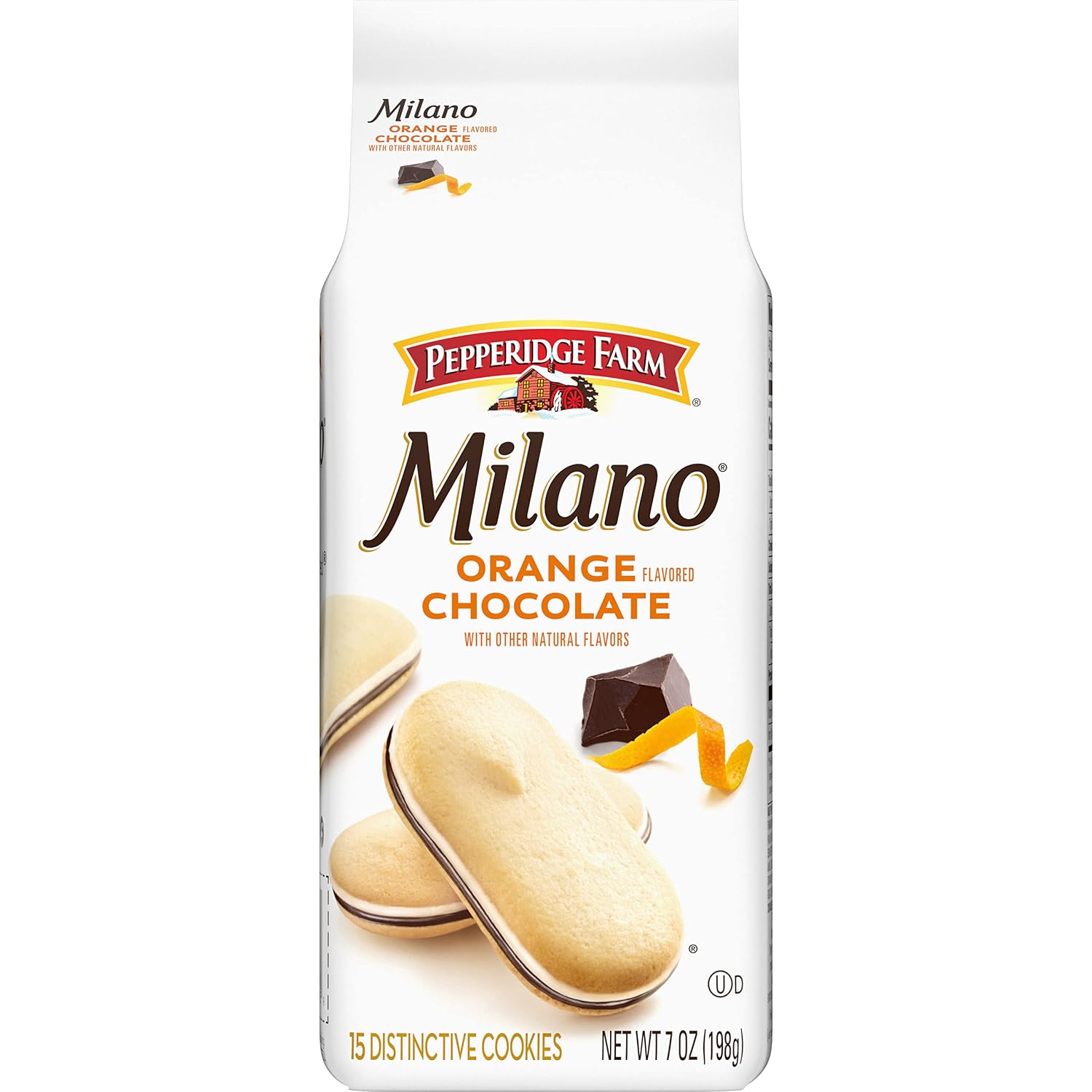 Pepperidge Farm Milano Milk Chocolate Cookies, 6 OZ Bag (15 Cookies)