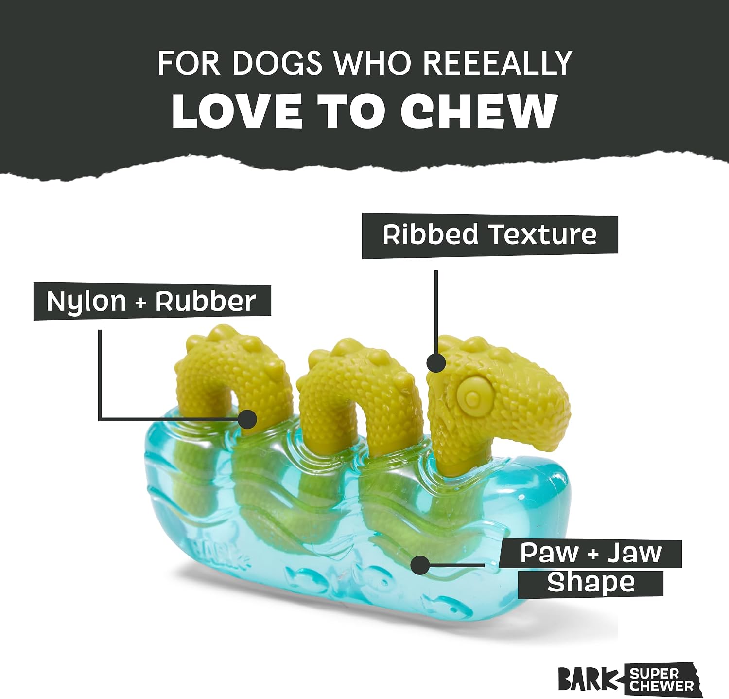 BarkBox Turkey Super Chewer - Toy for Large Dogs