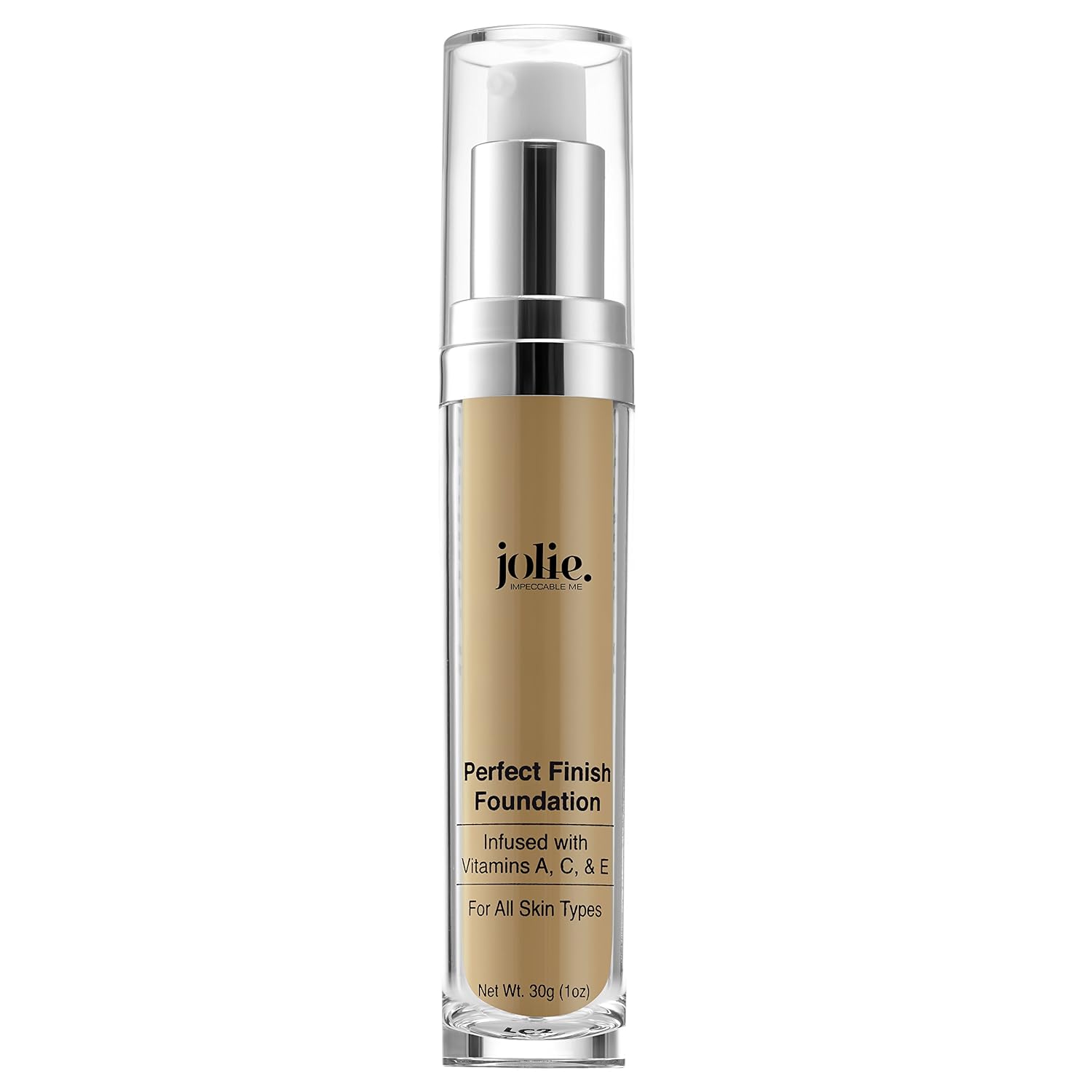 Jolie Perfect Finish Liquid Foundation Makeup SPF 15 Oil Free (MW4)