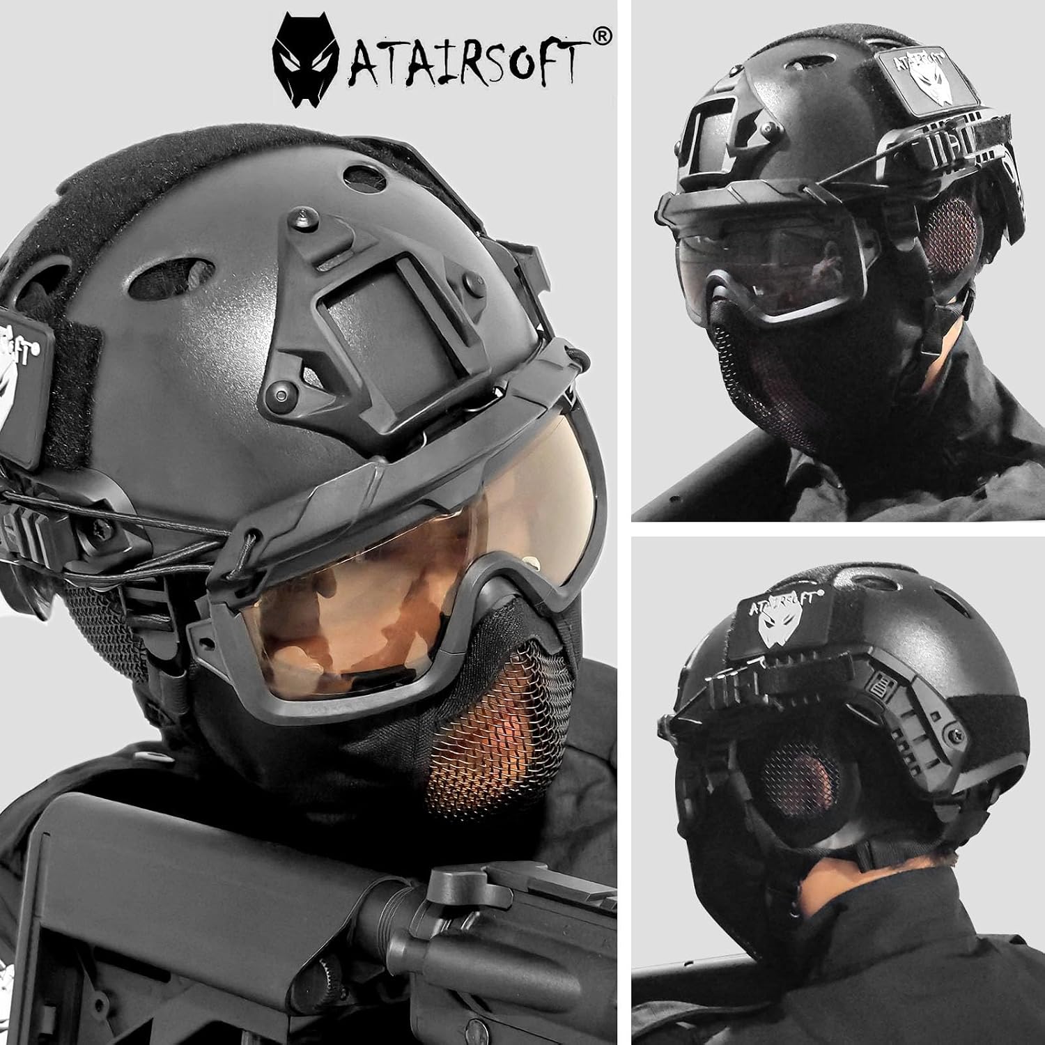 PJ Type Tactical Paintball Airsoft Fast Helmet