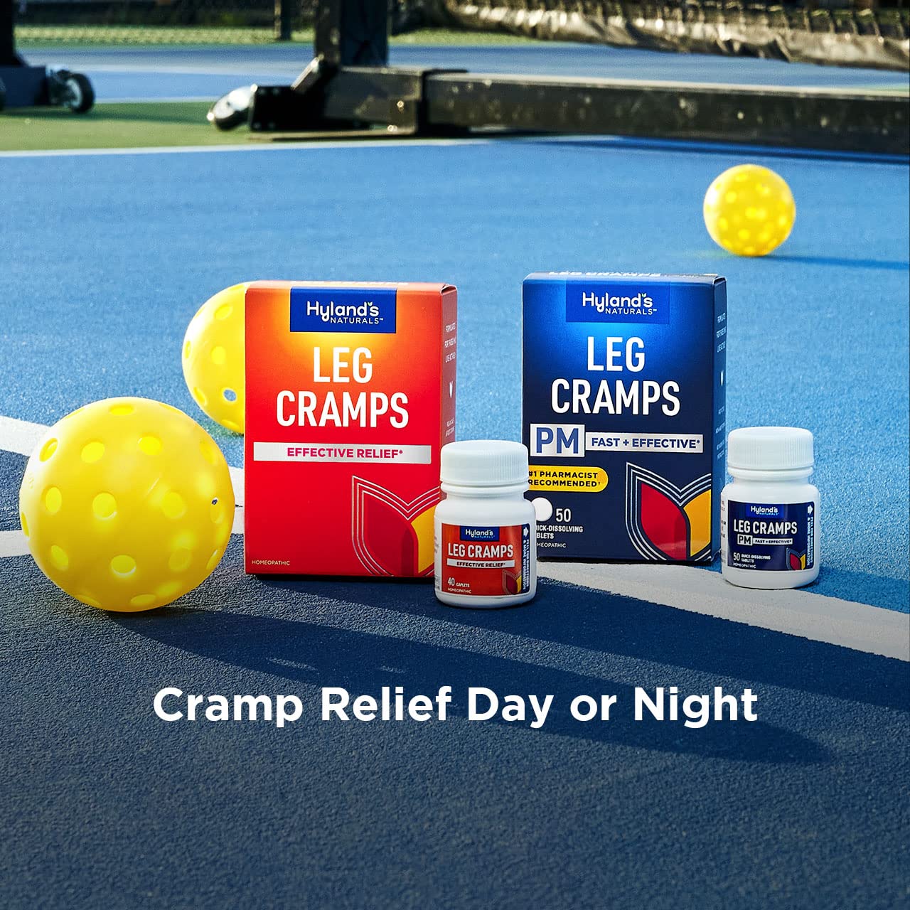 Hyland's Leg Cramps, Relief of Leg, Calf, Charley Horses, and Foot Cramps, 50 Quick-Dissolving Tablets