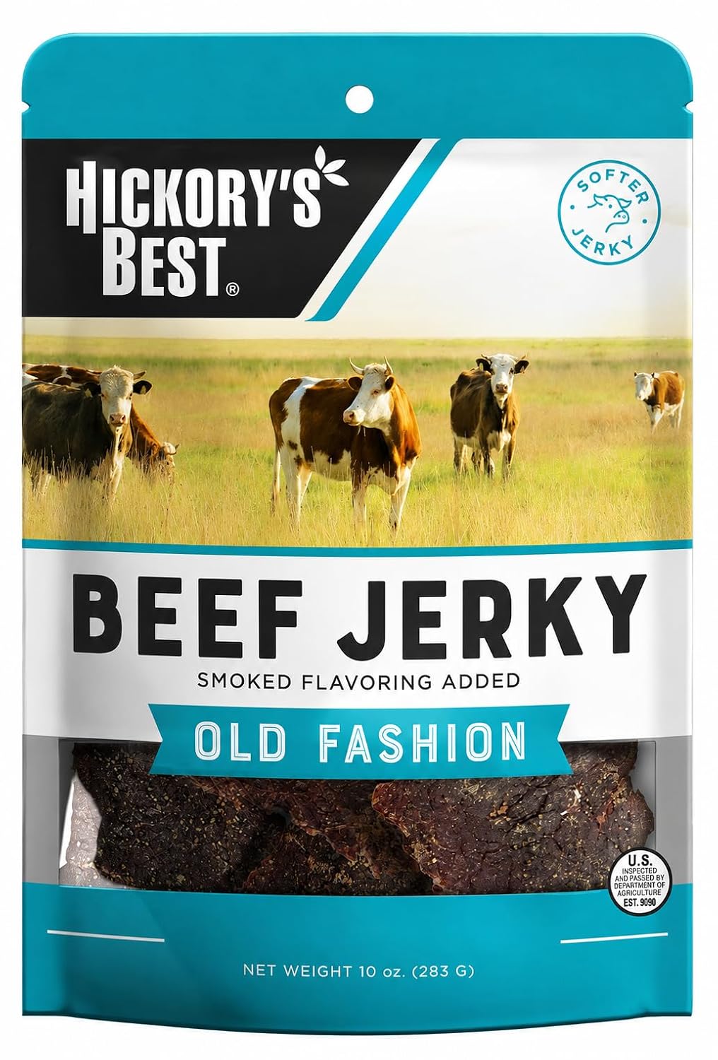 Enjoy Peppered Beef Jerky 8 oz (Pack of 1) | High Protein | No Nitrites