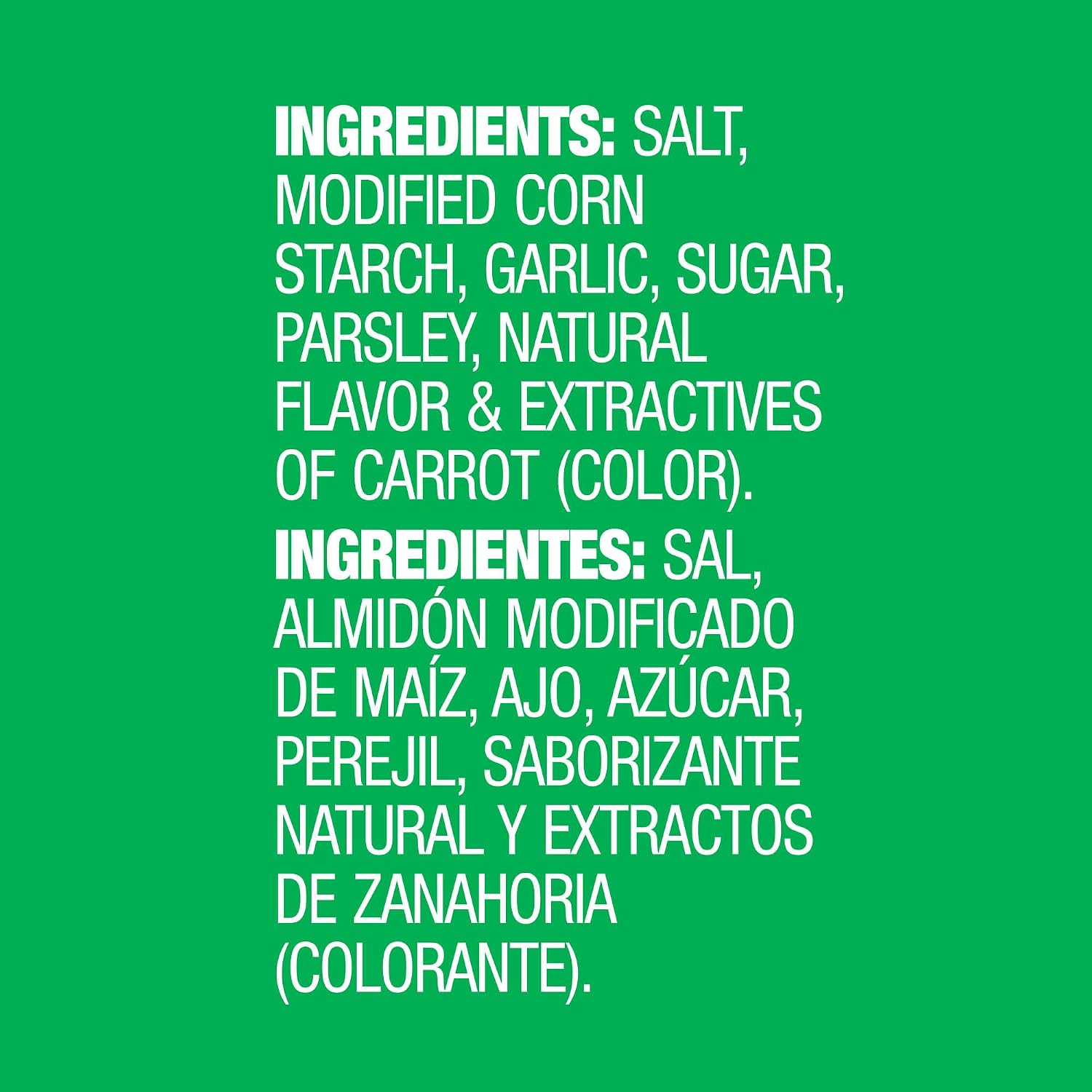 Lawry's 25% Less Sodium Garlic Salt With Parsley, 5.62 oz
