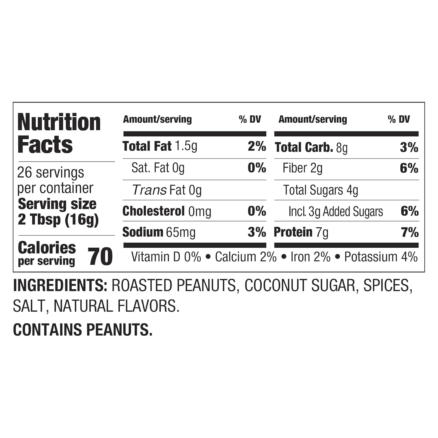 PBfit Simply Peanut Powder 24 Oz, 9g Protein, One Ingredient
