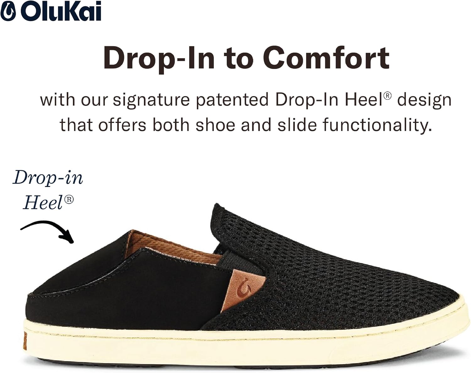 OluKai Pehuea Women's Slip On Sneakers, Casual Everyday Shoes