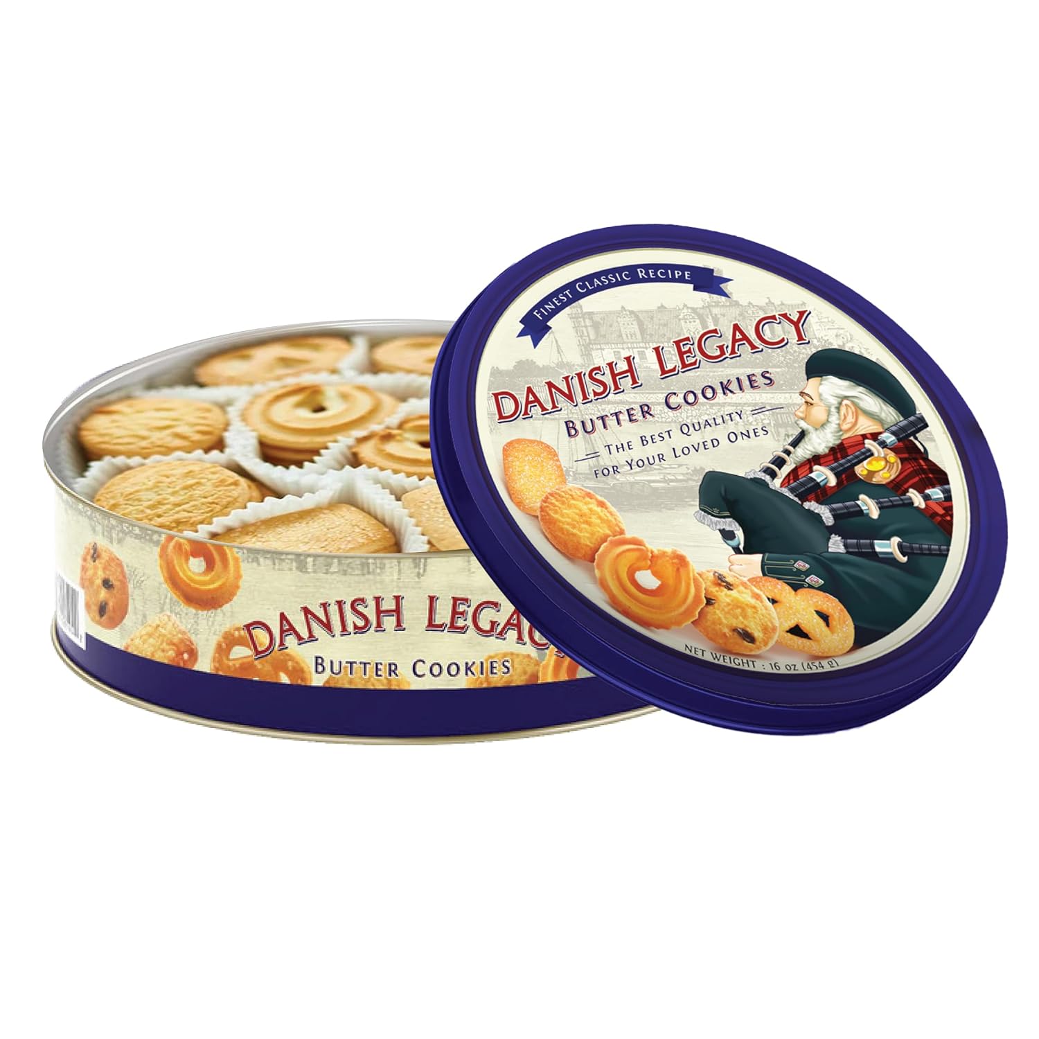 Danish Legacy Butter Cookies, 16 oz