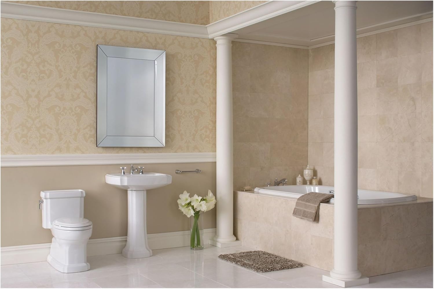 Eco Guinevere Decorative Toilet (Cotton White)