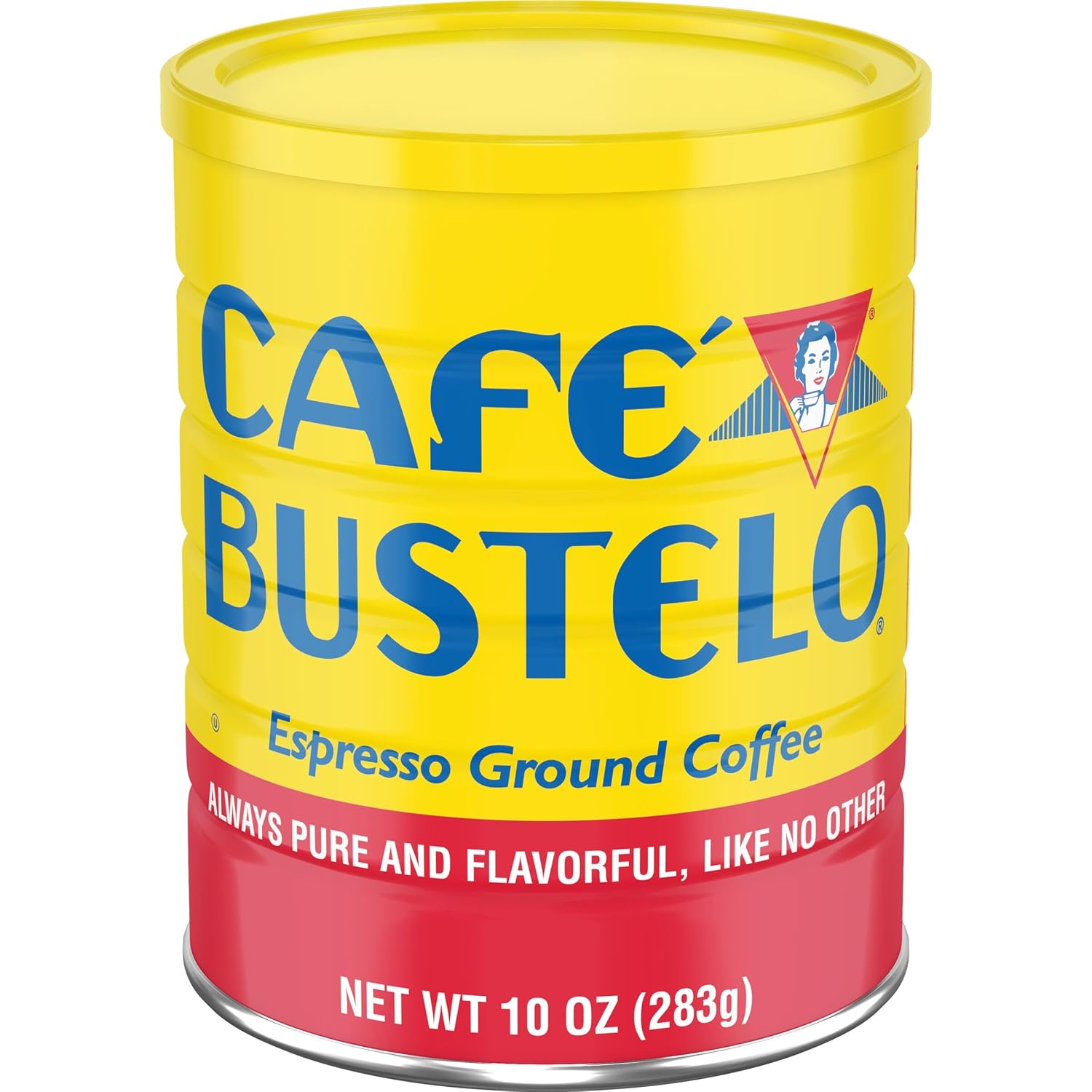 Café Bustelo, Espresso Style Dark Roast Ground Coffee, 10 oz. Can | Packaging May Vary