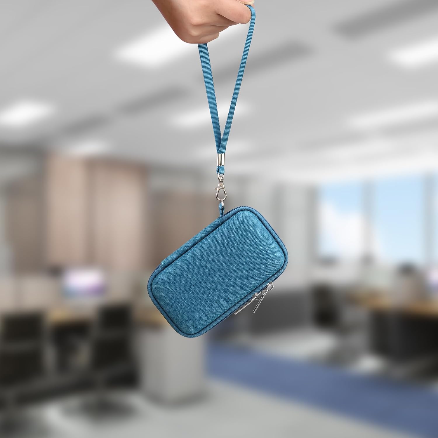 Lacdo Hard Carrying Case for SanDisk Extreme Pro/SanDisk Extreme Portable External SSD 500GB 1TB 2TB 4TB 8TB USB-C Solid State Drive EVA Shockproof