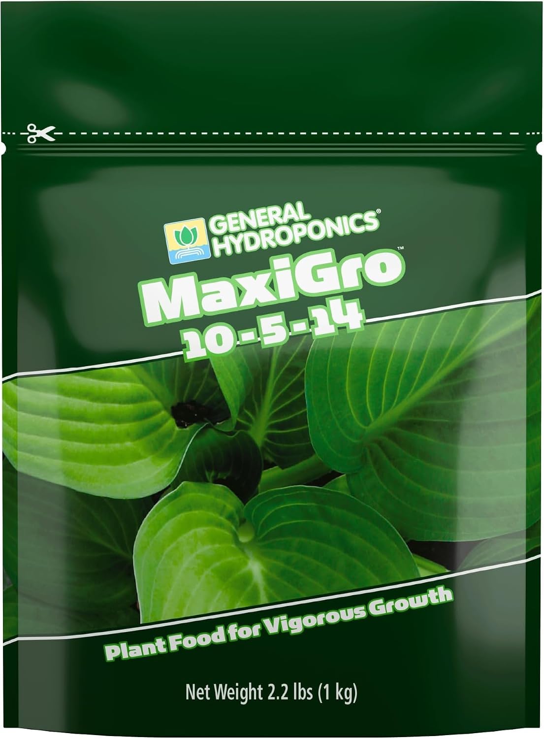 General Hydroponics MaxiGro Plant Food for Vigorous Growth, 2.2 lbs.