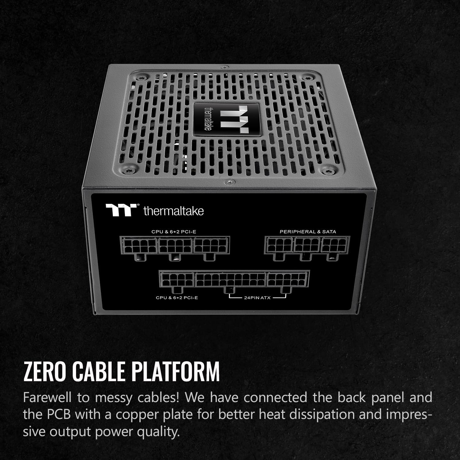 Thermaltake Toughpower GX2 80+ Gold 600W SLI/Crossfire Ready Continuous Power ATX 12V V2.4/EPS V2.92 Non Modular Power Supply 5 Year Warranty
