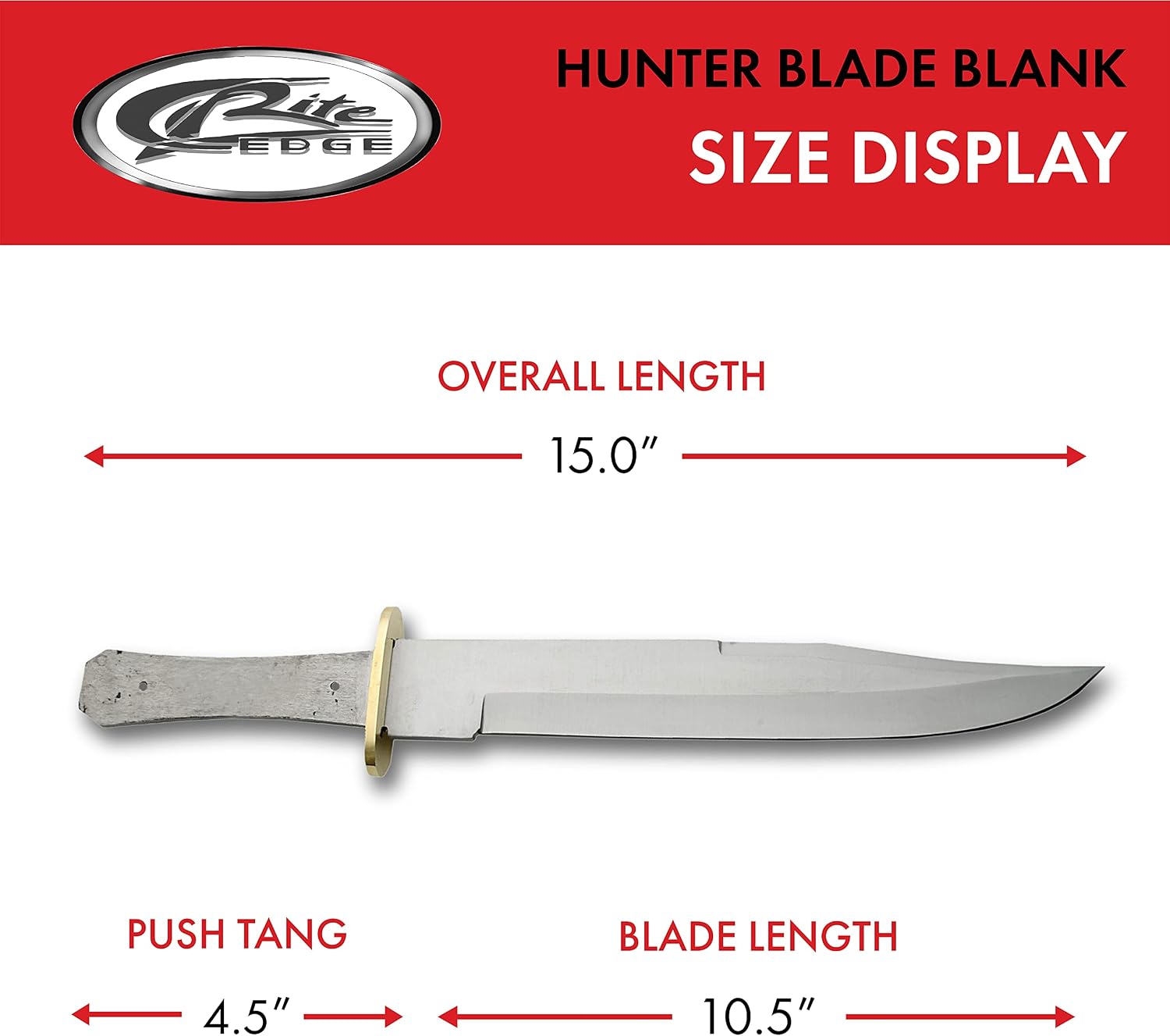 SZCO Supplies Hunter Blade Knife, 15-Inch, silver, BL-7717