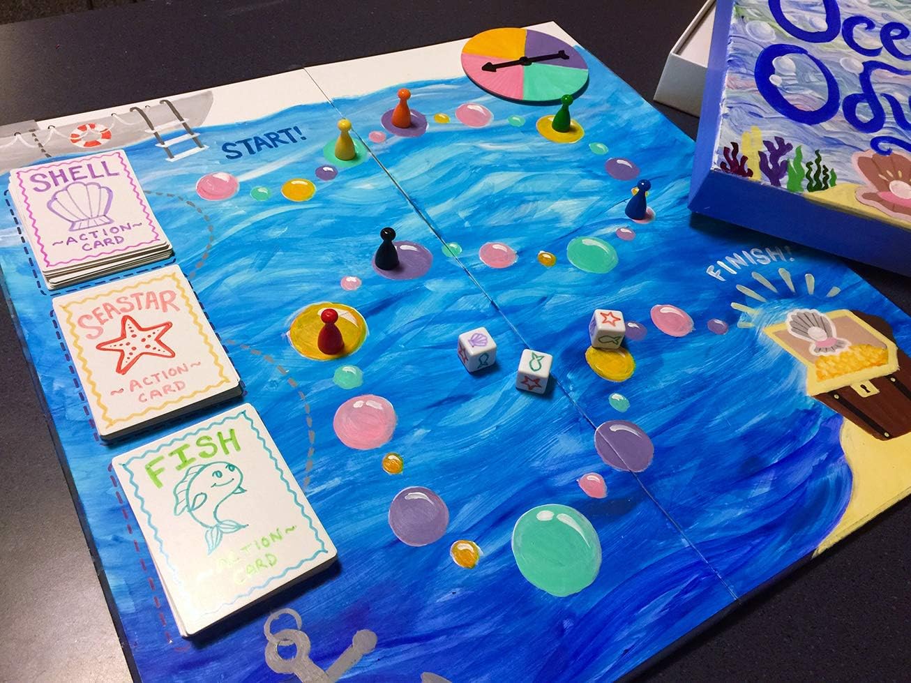 Create Your Own Opoly Board Game Kit with Blank Board & Game Pieces