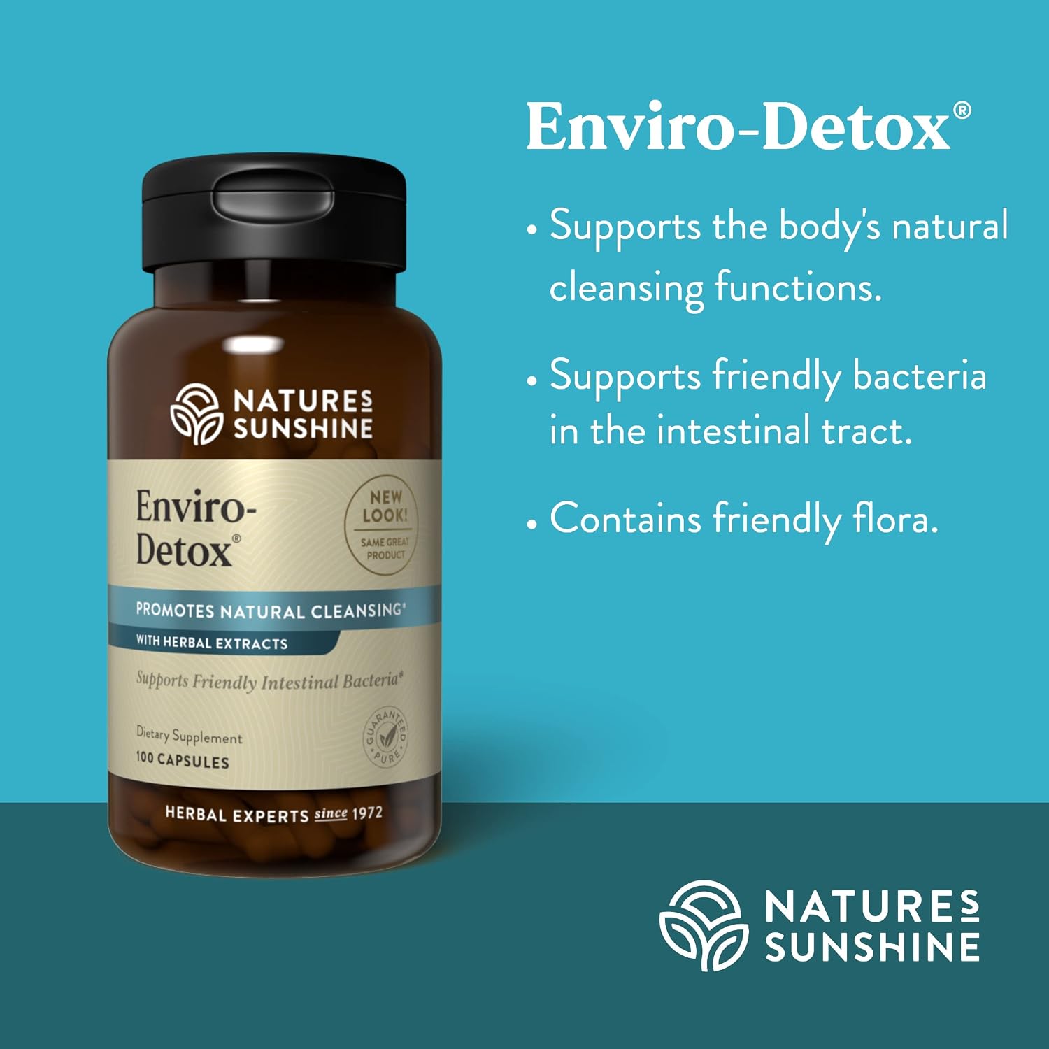 Nature's Sunshine Enviro-Detox, 100 Capsules | Removes Pollutants and Toxins that can Build Up, Slow Normal Cleansing, and Supports Digestion