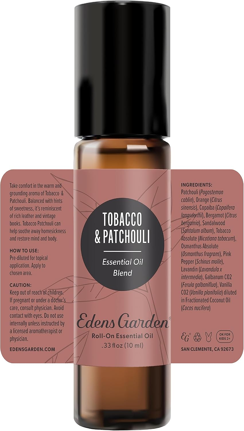 Edens Garden Beach House 100% Pure Essential Oil Blend Roll-On (.33 fl oz)