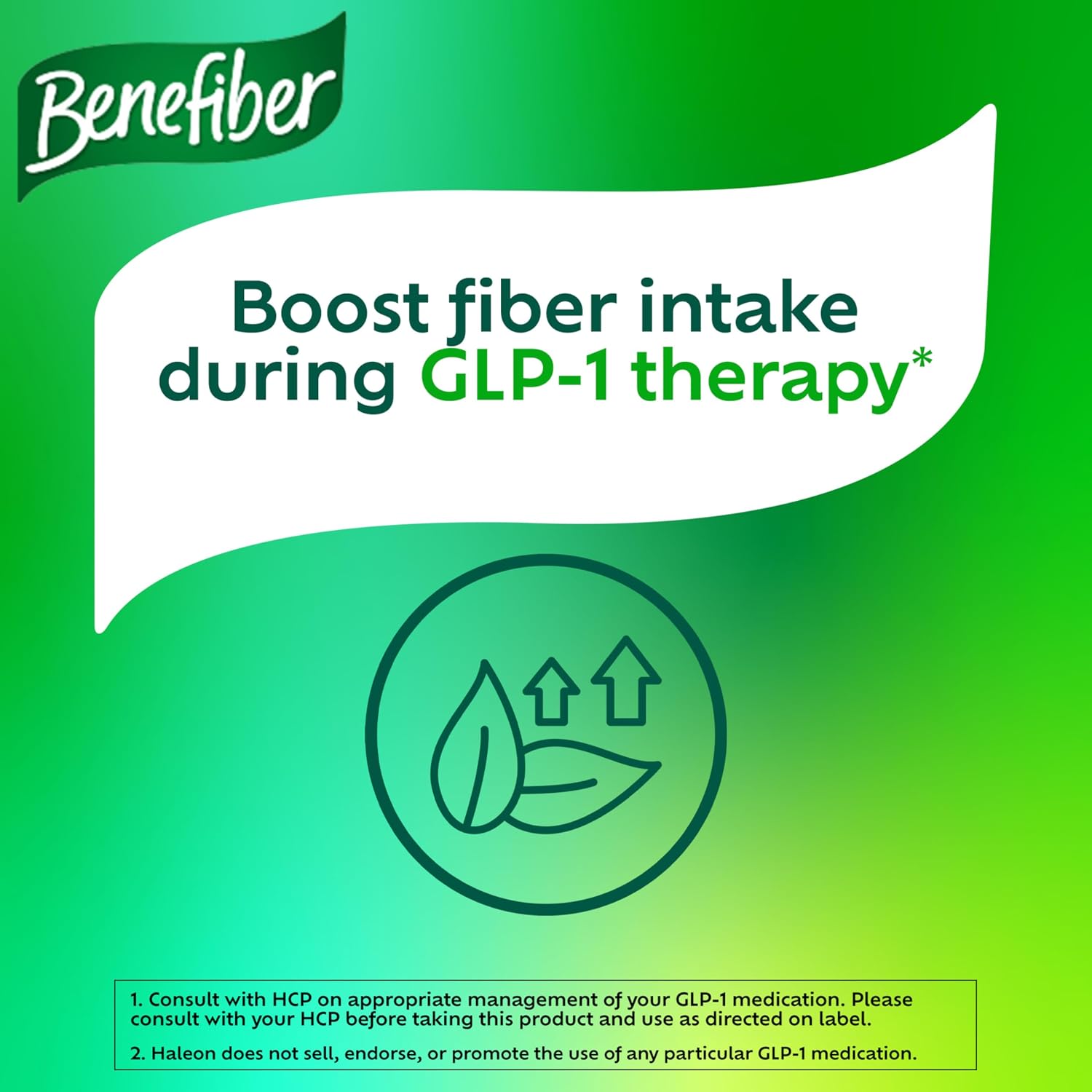 Benefiber Prebiotic Fiber Supplement Powder, Unflavored, 124 Teaspoons | Plant-based Prebiotic Fiber Powder, Sugar-Free, Dissolves Clear and Tasteless, GLP-1 Support for Digestive Health