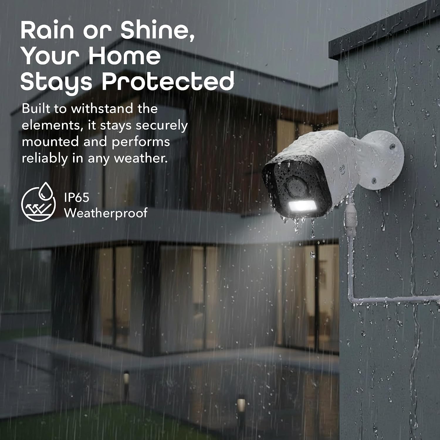Geeni Hawk 3 4MP Smart Outdoor Security Camera – 2K Ultra HD WiFi Surveillance Camera with Color Night Vision, 30m Long Range, 2-Way Audio, Motion Detection & IP65 Weatherproof