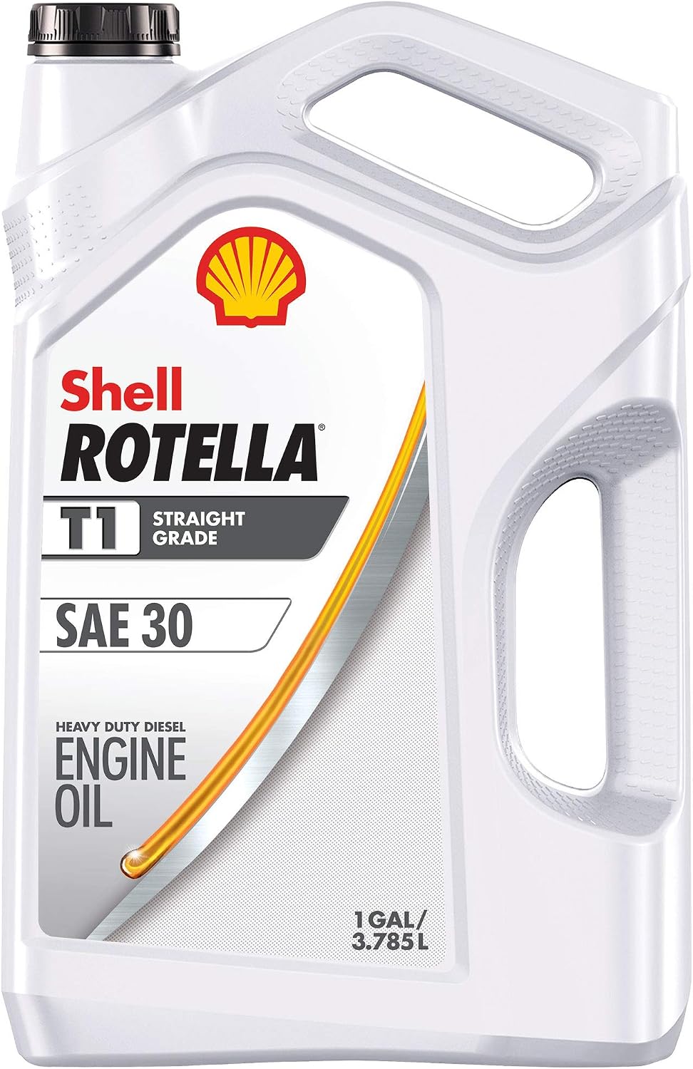 Shell Rotella 550019857-3PK T1 30 Heavy Duty Diesel Engine Oil (CF/CF-2) - 1 Gallon Jug Pack of 3