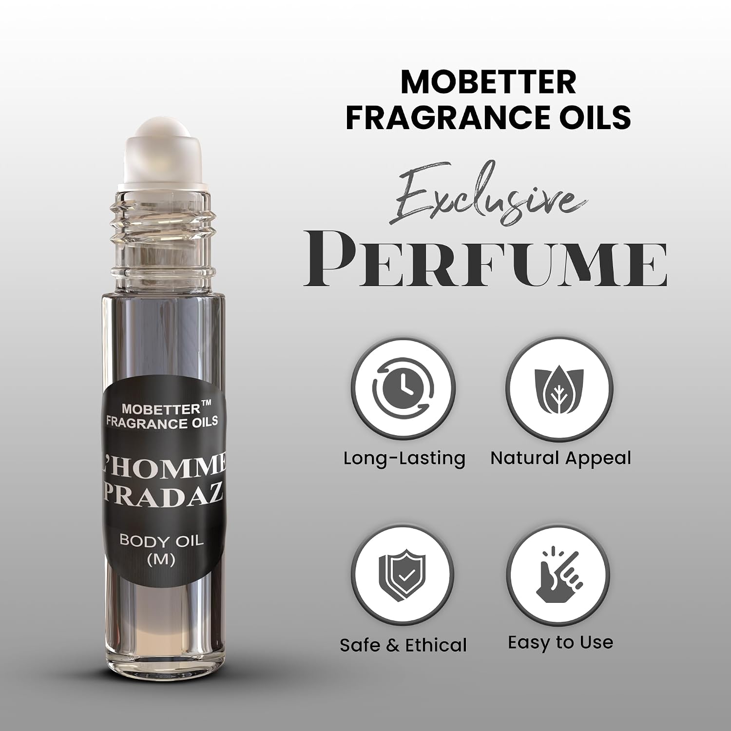 MOBETTER FRAGRANCE OILS L'Homme Pradaz Cologne Fragrance Body Oil for Men