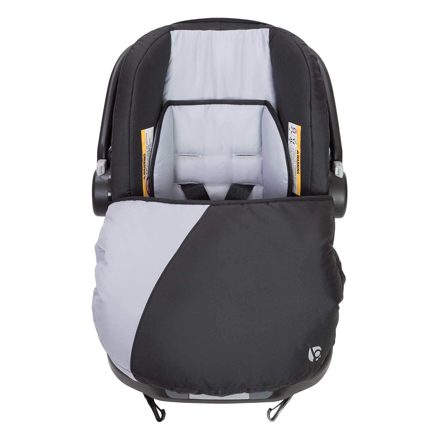 Baby Trend Ally Newborn Infant Car Seat Carrier with Harness, Khaki, 2-Pack