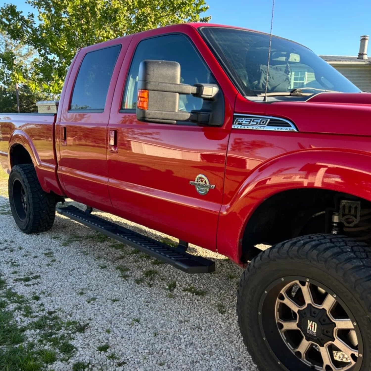 COMNOVA Pair Running Board for 2017-2026 Ford F250 Superduty Crew Cab