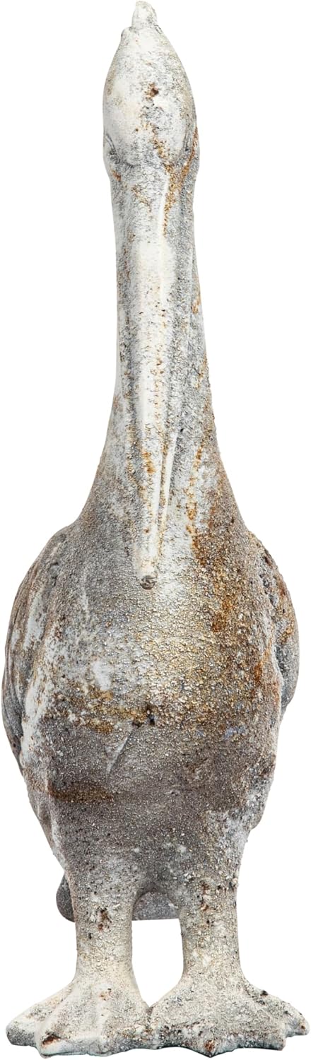 Creative Co-Op Resin Pelican with Distressed White Finish