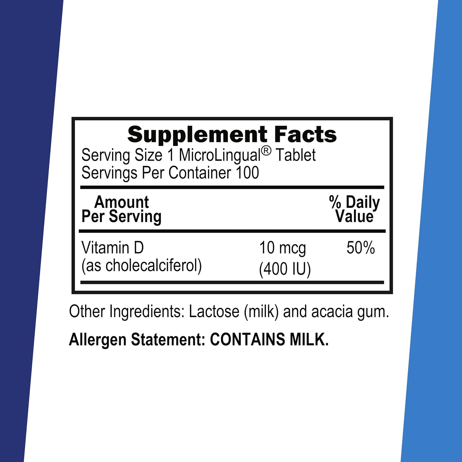 Superior Source Vitamin D3 10000 IU, Quick Dissolve MicroLingual Tablets, 100 Count, Helps Promote Strong Bones and Teeth, Immune Support, Helps Maintain Healthy Muscle Function, Non-GMO