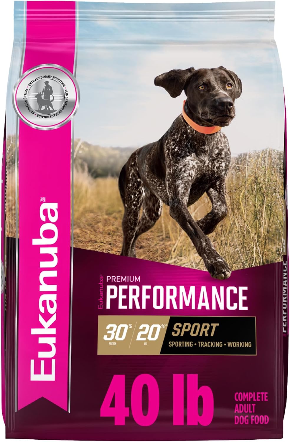 Eukanuba Adult Premium Performance 30/20 Sport Dry Dog Food, 28 lb Bag