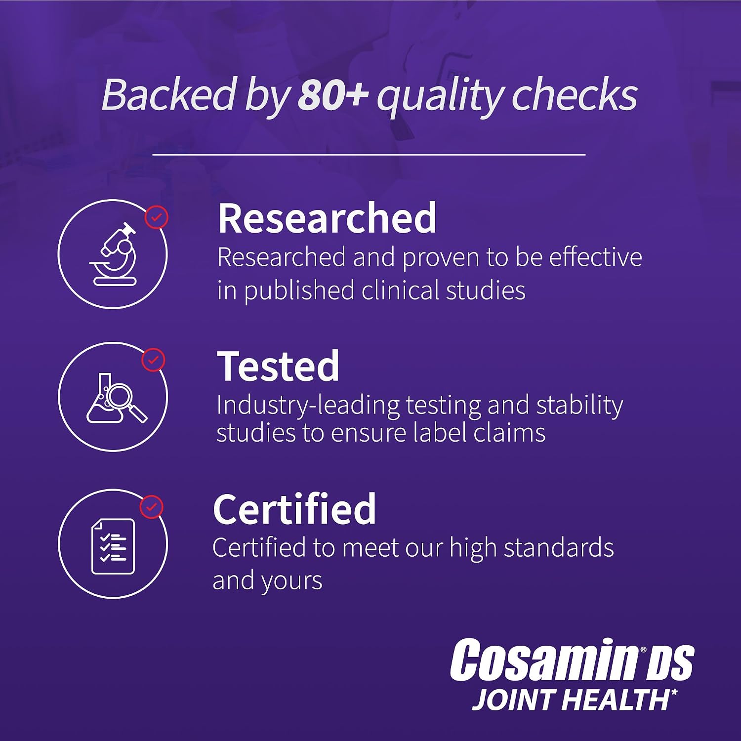 Nutramax Cosamin DS Joint Supplement, Glucosamine Chondroitin, 180 Capsules