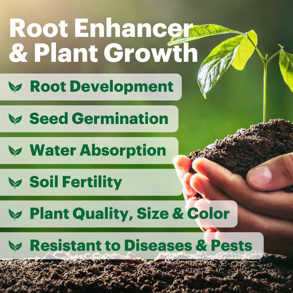 TeraGanix TCM Soil Conditioner (1 Btl = 16 Gal), Microbial Inoculant Concentrate, Plant Growth, Root Enhancer, Liquid Probiotic for Soils & Plants