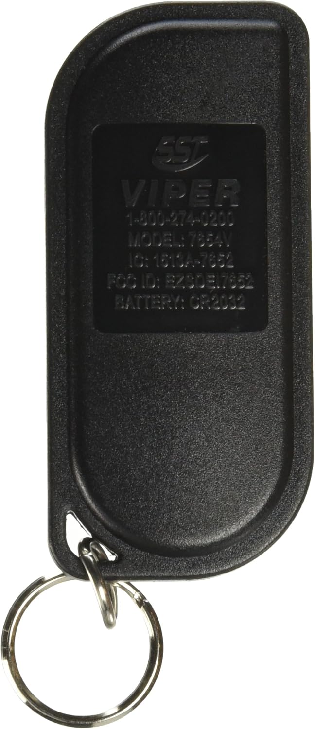 Viper Remote Replacement 7654V - 1 Way 5 Button Remote 1/2 Mile Range Car Remote