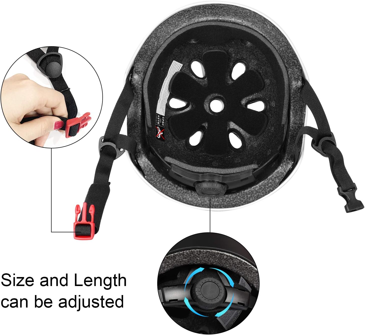 Besttravel Kids Helmet, Toddler Adjustable Kids Ages 3-8 Years Old Boys Girls Multi-Sports Safety
