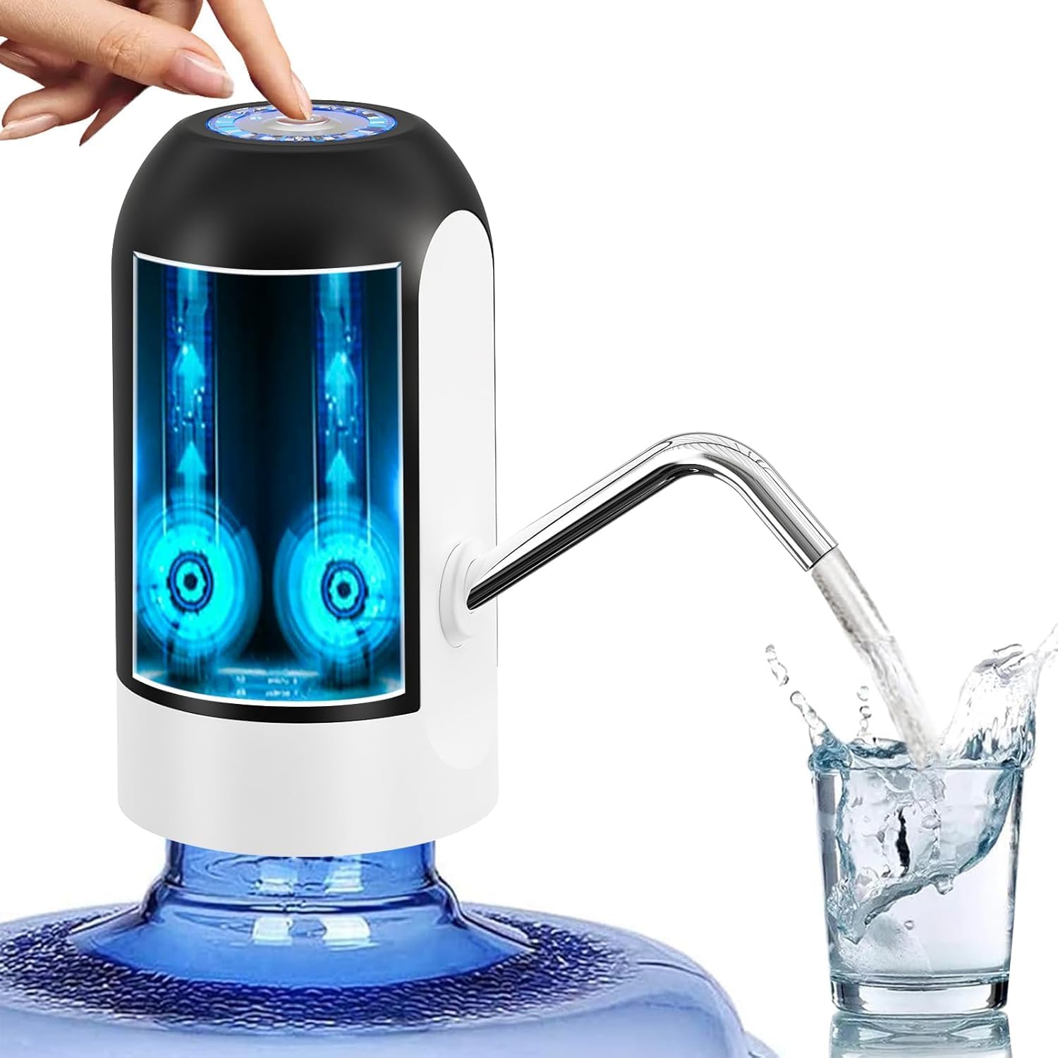 Myvision 5 Gallon Water Dispenser,Portable USB Charging Water Bottle Pump
