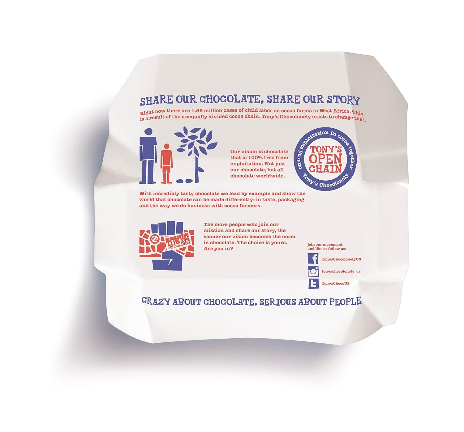 Tony's Chocolonely 42% Dark Milk Chocolate Bar with Pretzel & Toffee - Dark Milk Chocolate, Pretzel & Toffee Chunks, Belgium Chocolate