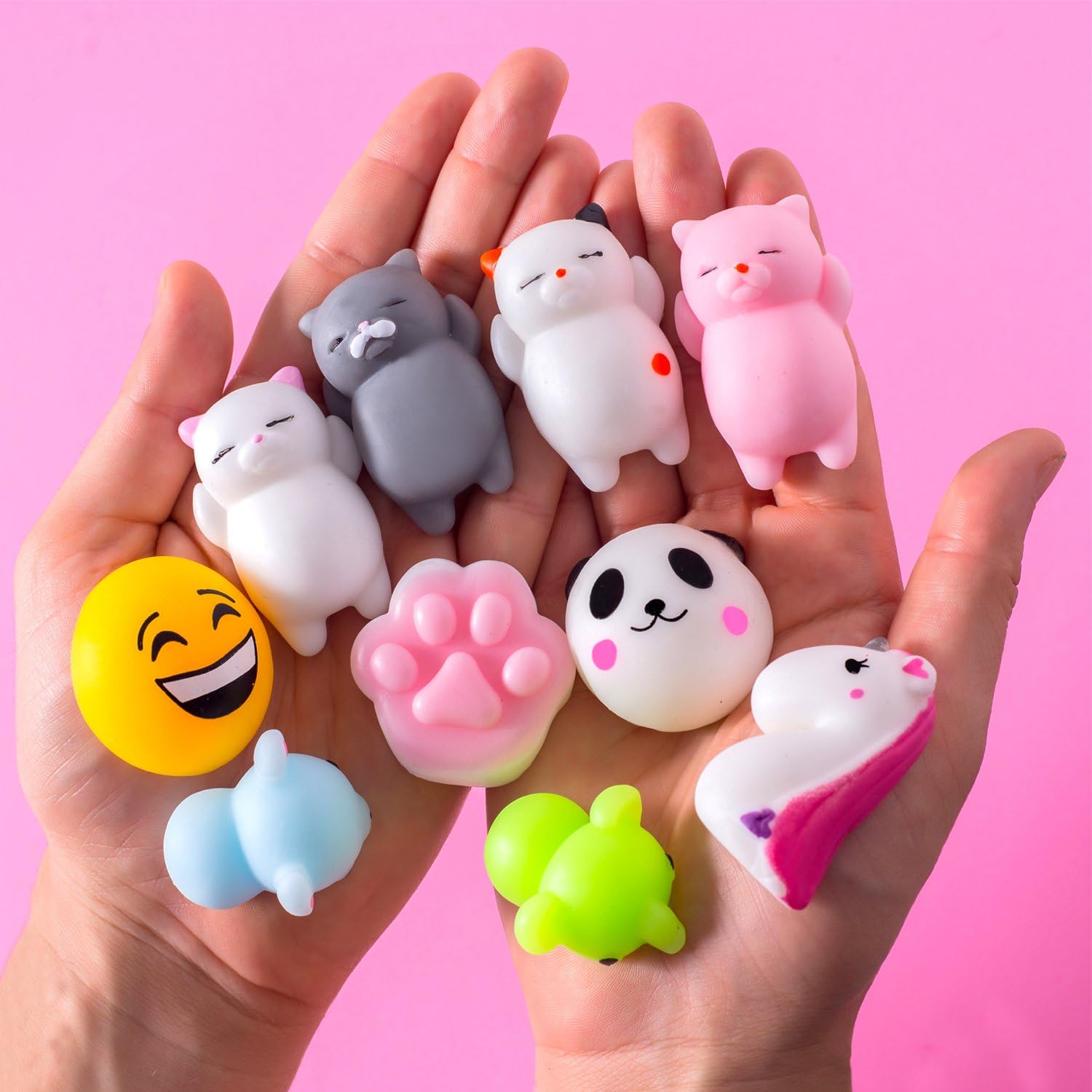 Claw Machine Prizes Toys Refill for Kids - 3X Surprise Eggs Easter Basket Stuffers, Easter Egg Fillers