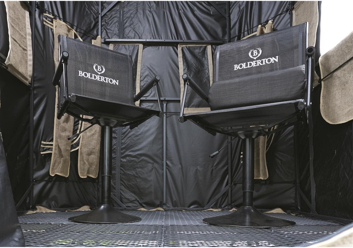 Bolderton XL Swivel Tower Hunting Blind Chair, Swivel Hunting Chair for Deer Stand
