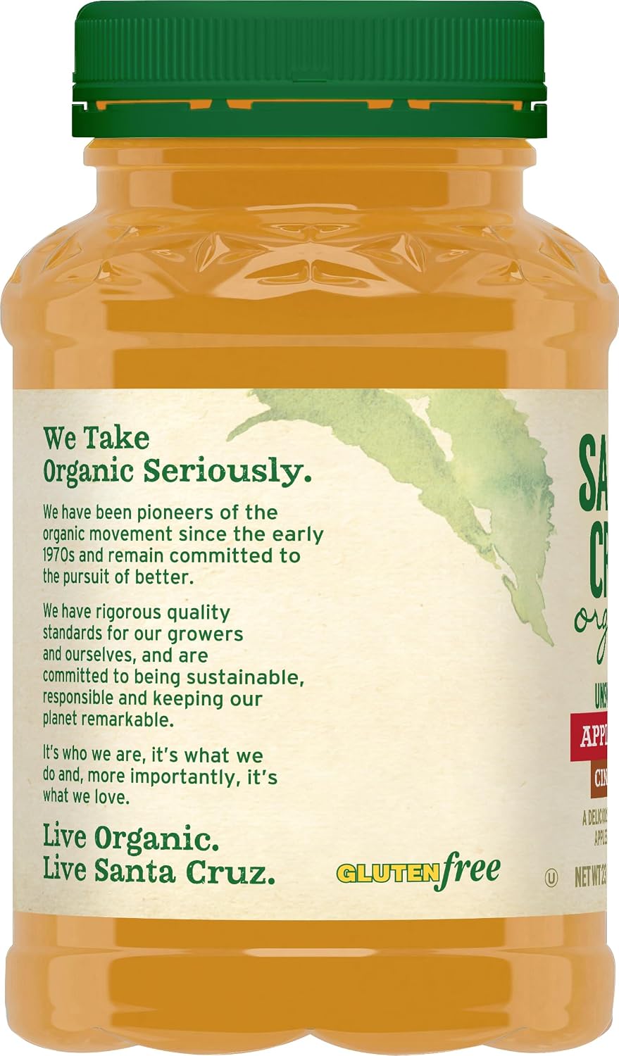 Santa Cruz Organic Apple Sauce, 23 Ounce