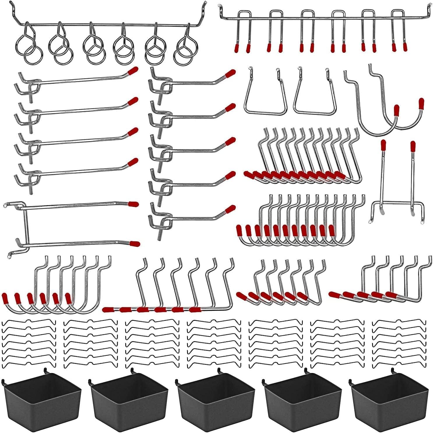 WEN 48-Inch Workbench with Power Outlets, Light and 114-Piece Pegboard Accessory Kit