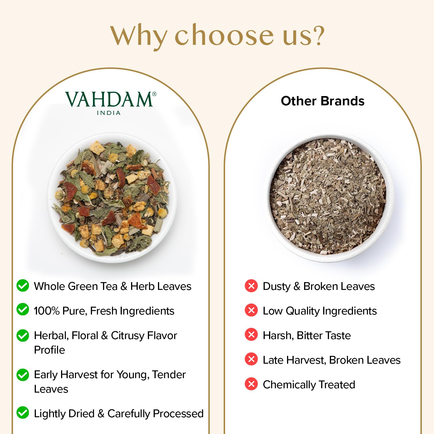 VAHDAM, Green Tea Leaves From Himalayas 170+ Cups (12oz) High Elevation Grown Green Tea Leaves From Himalayas | Pure Unblended Single Origin Green Loose Leaf Tea | Vacuum Sealed