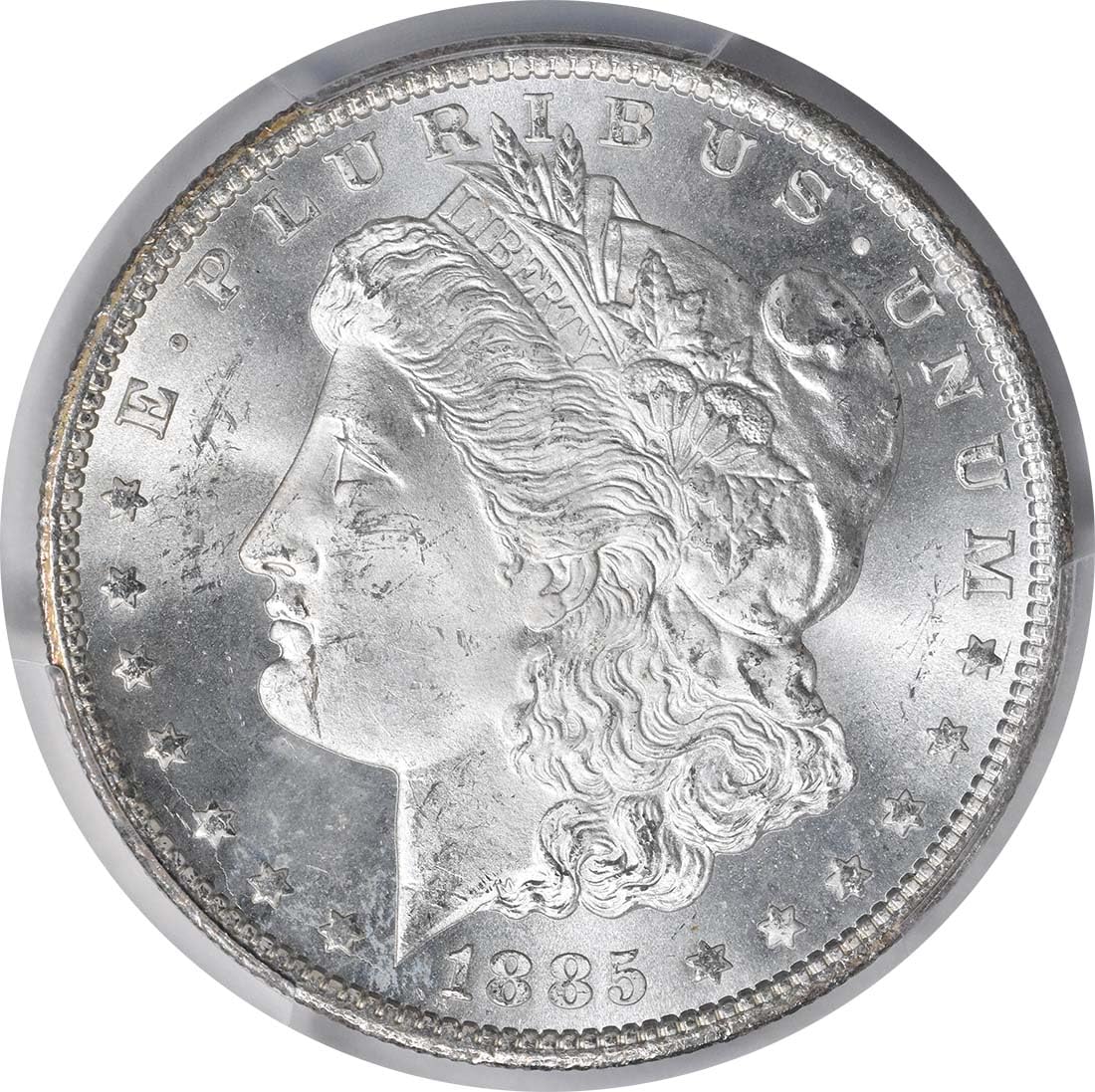 1885 CC Morgan Dollar PCGS MS64