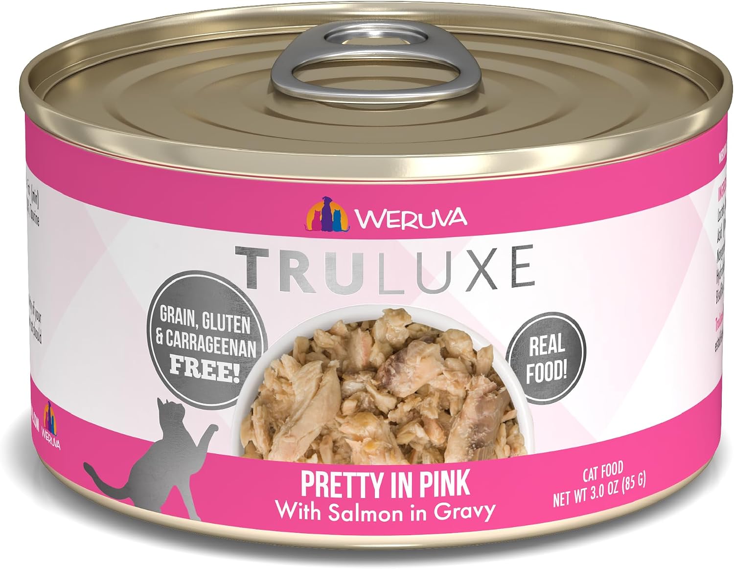 Weruva TruLuxe Cat Food, Peking Ducken with Chicken Breast & Duck Breast in Gravy, 3oz Can (Pack of 24)