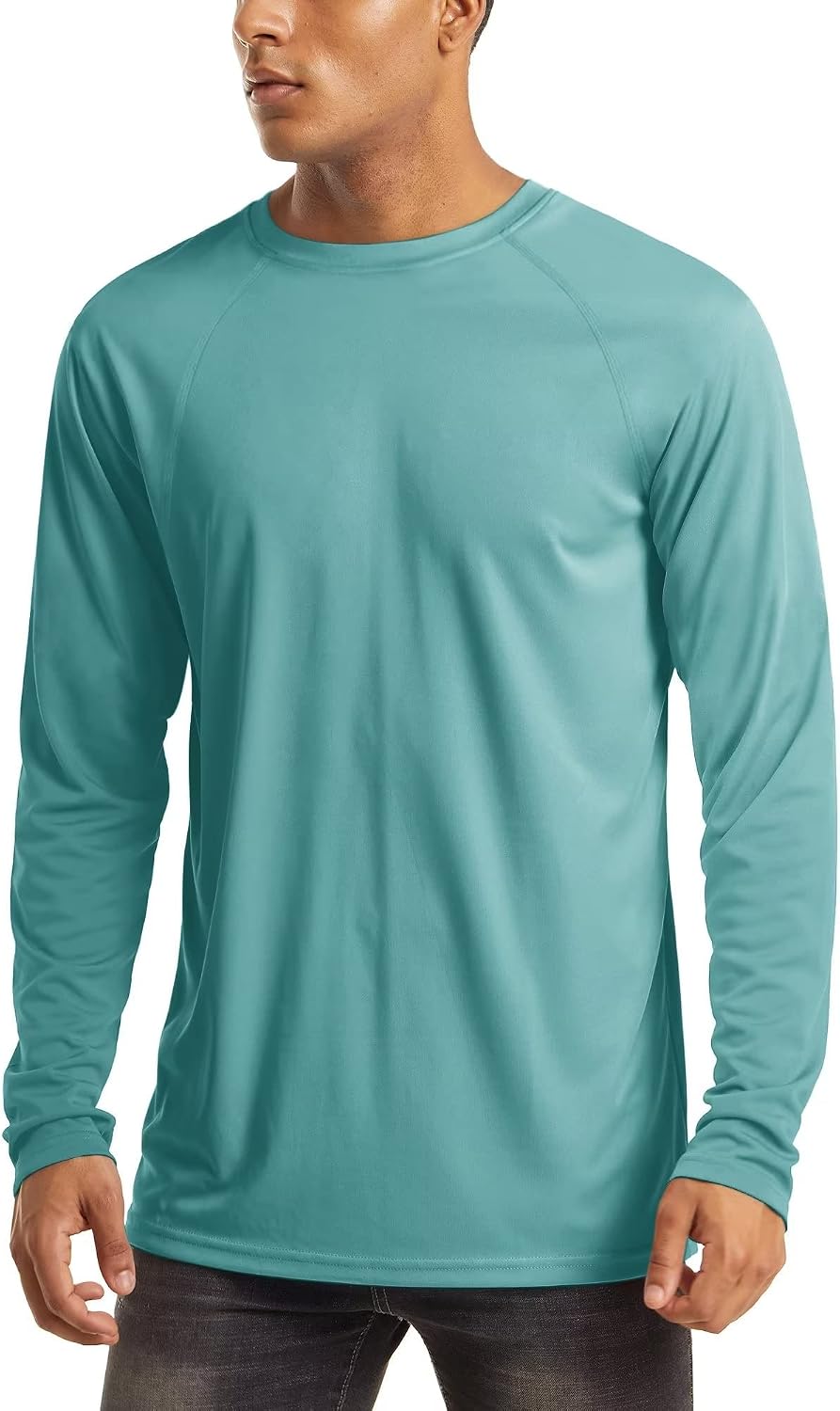 MAGCOMSEN Men's Long Sleeve Shirts UPF 50+ UV Sun Protection Athletic Shirts for Hiking Running Workout Rash Guard