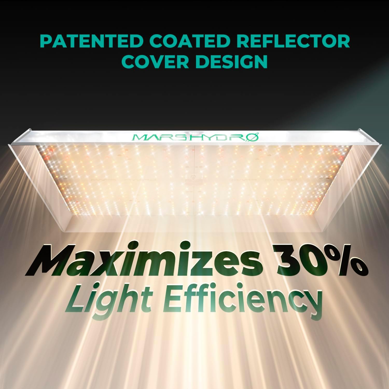 MARS HYDRO 100W TS600 2x2ft Dimmable LED Grow Lights for Indoor Plants