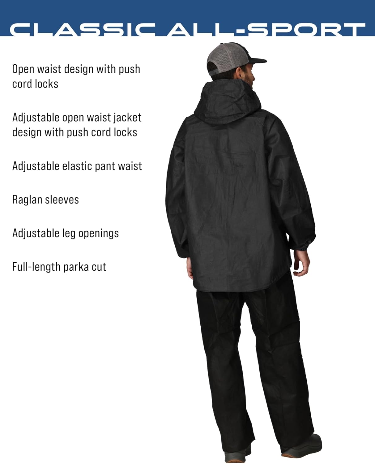 FROGG TOGGS Men's Classic All-Sport 3-Layer Waterproof Breathable Rain Suit