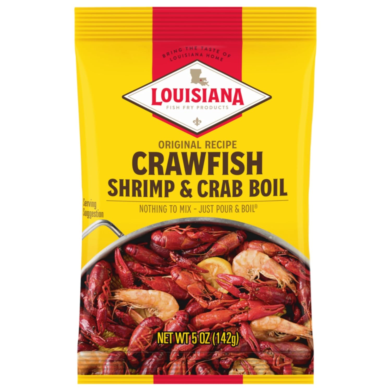 Louisiana Fish Fry Crawfish, Shrimp & Crab Boil Seasoning 5 oz