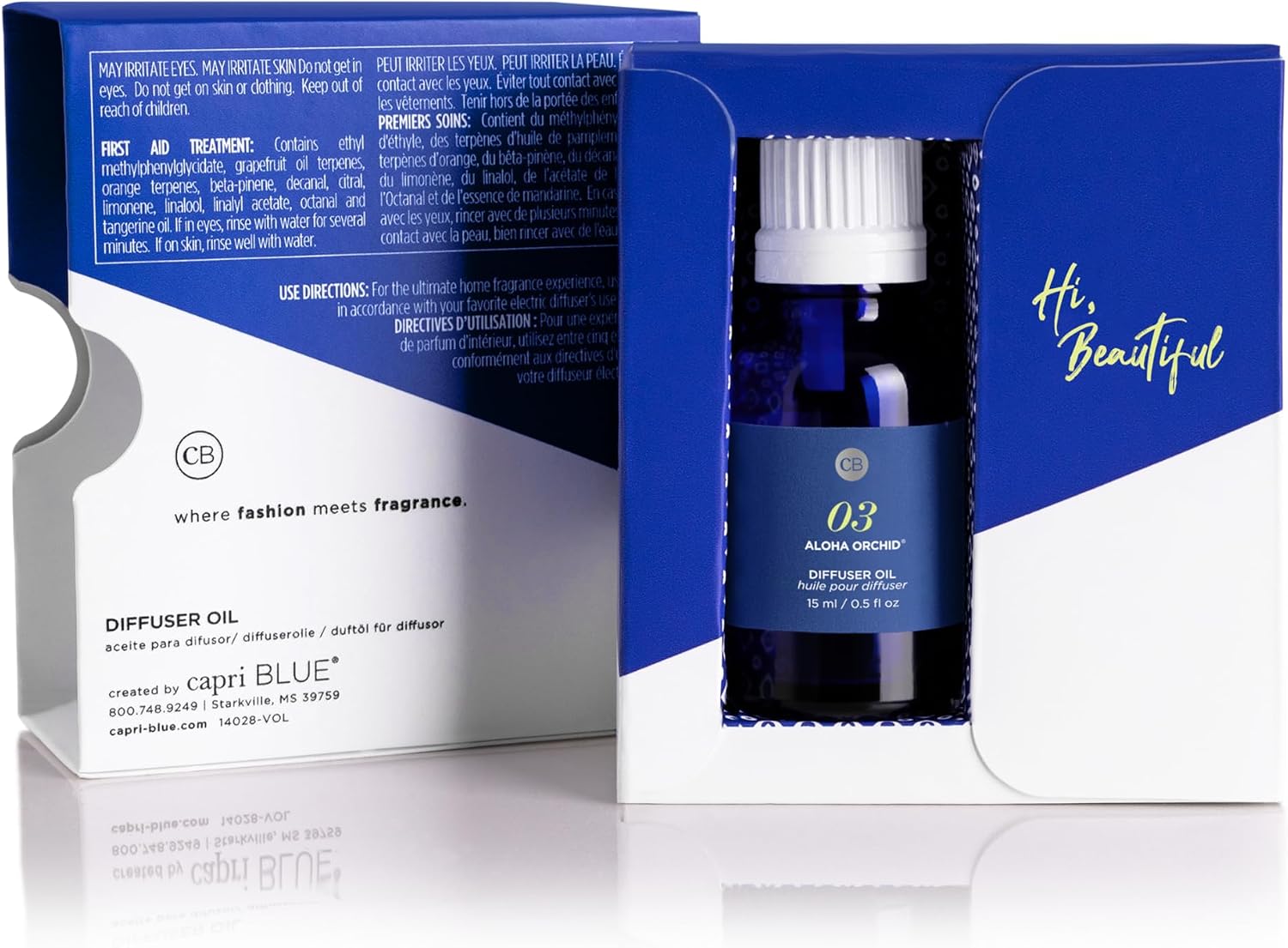 Capri Blue Diffuser Oil Refill - Premium Fragrance Oil - Use with Electric or Ultrasonic Diffusers for Home - Long Lasting Sugared Citrus Scent (Volcano, 0.5 fl oz)