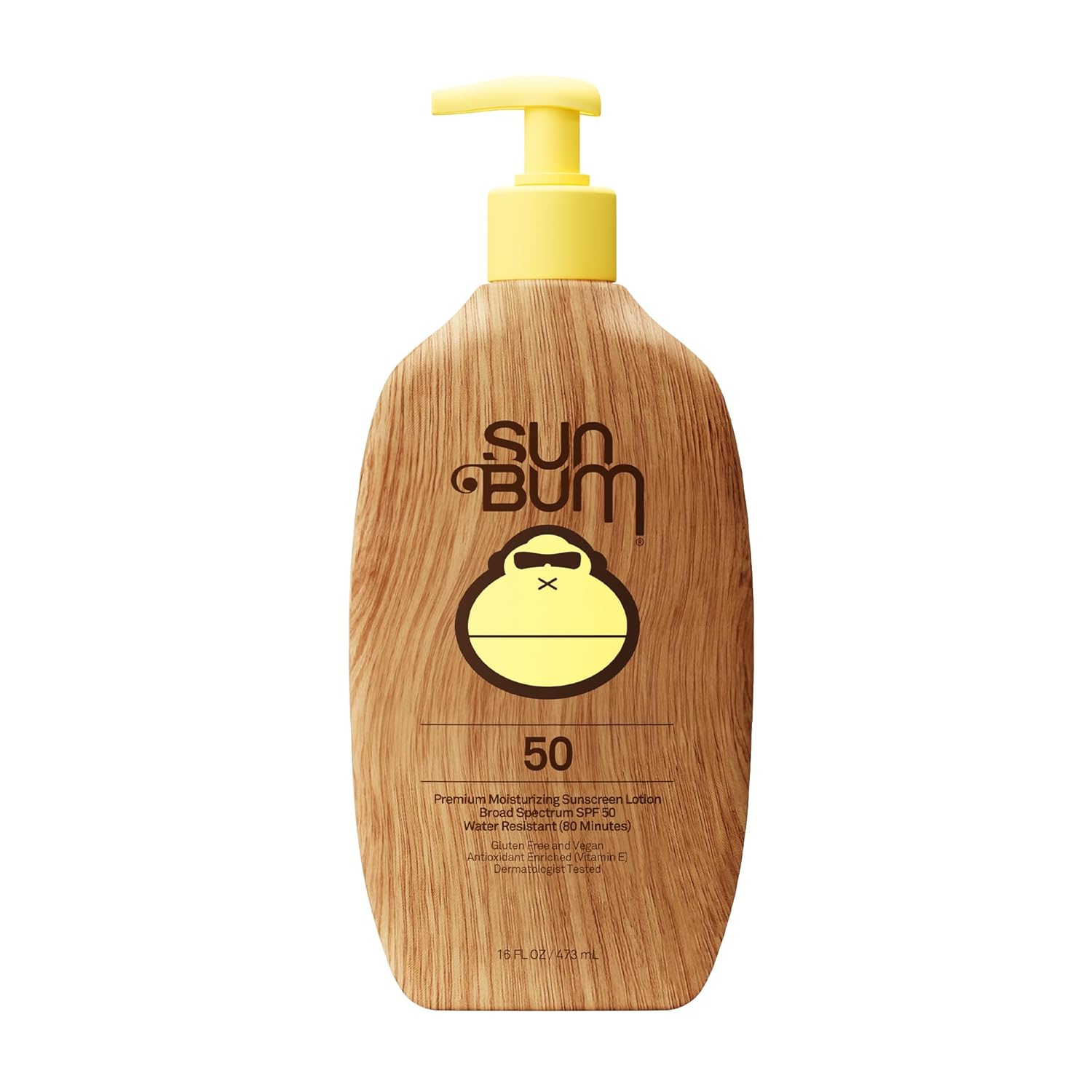 Sun Bum Original SPF 50 Sunscreen Body Lotion - 8 oz | Broad Spectrum Moisturizing Sunscreen with Vitamin E, Hawaii 104 Act Compliant (Made without Octinoxate & Oxybenzone)