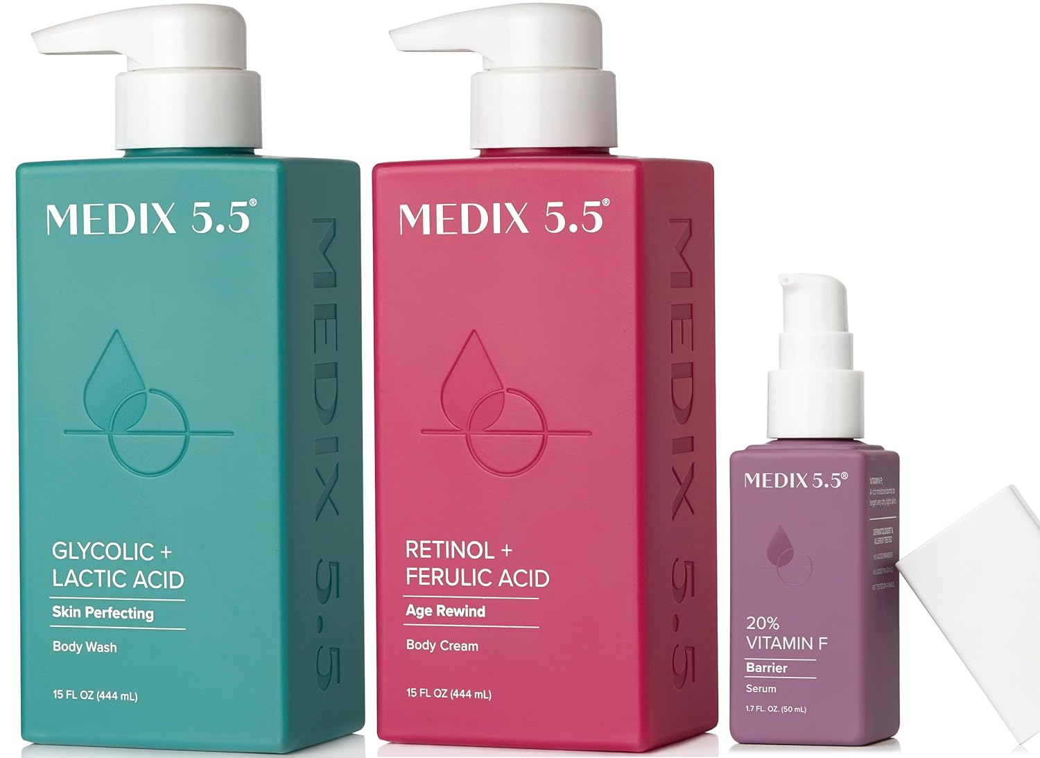 MEDIX 5.5 Collagen Cream Skin Care Face Lotion & Body Lotion For Dry Skin | Anti Aging Collagen Peptides Firming Cream Body Moisturizers Lifts, Firms, & Tightens For Younger Looking Skin, 15 Fl Oz