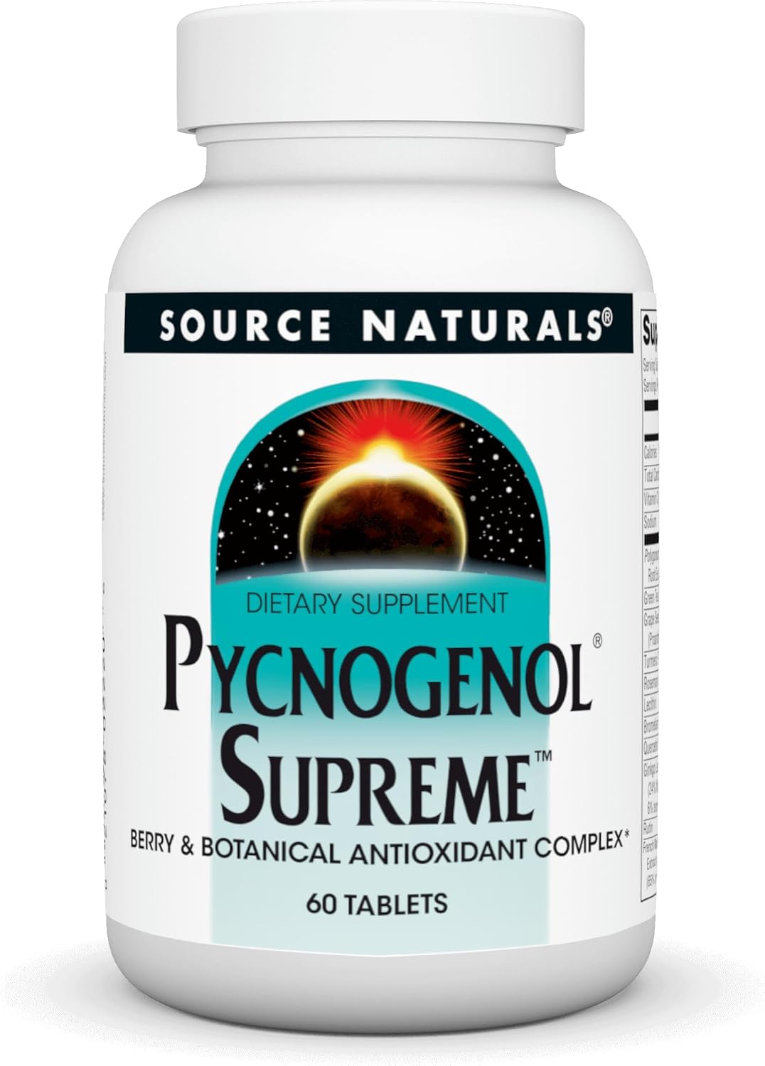 Source Naturals, Pycnogenol Supreme - 60 Tablets | Berry & Botanical Antioxidant Complex*